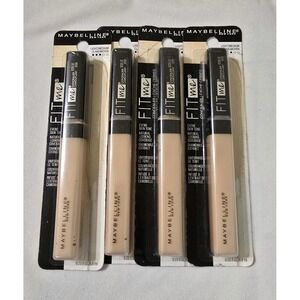 LOT OF 4 Maybelline Fit Me Concealer Light/Medium #05 Ivory New & Sealed!!